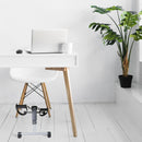 Mini Cyclette 50x25x36 cm per Braccia e Gambe Trasportabile Grigio e Nero