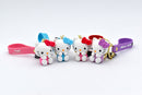 Set 24 Portachiavi Hello Kitty 3D in Silicone per Bambini Varie Colorazioni