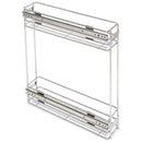 Portabottiglie Estraibile per Mobile da Cucina 11,5 cm in Acciaio Cromato Emuca
