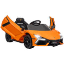 Macchina Elettrica per Bambini Licenza Lamborghini Revuelto 12V Guida Manuale e Telecomando Arancione 