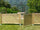 Recinzione da Giardino 180xH90 cm Selenia in Legno