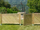Recinzione da Giardino 180xH90 cm Selenia in Legno