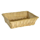 Cesta Espositore Rettangolare 41x31xh13 cm in Vimini Naturale