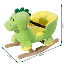 Dinosauro a Dondolo Cavalcabile Peluche Giocattolo Bambini con Suono