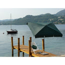 Ombrellone da Giardino 210x130 cm Palo Ø27 mm in Acciaio Maffei Novara Verde