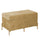 Panca Contenitore 78x40xh45 cm in Tessuto Velluto Ocra