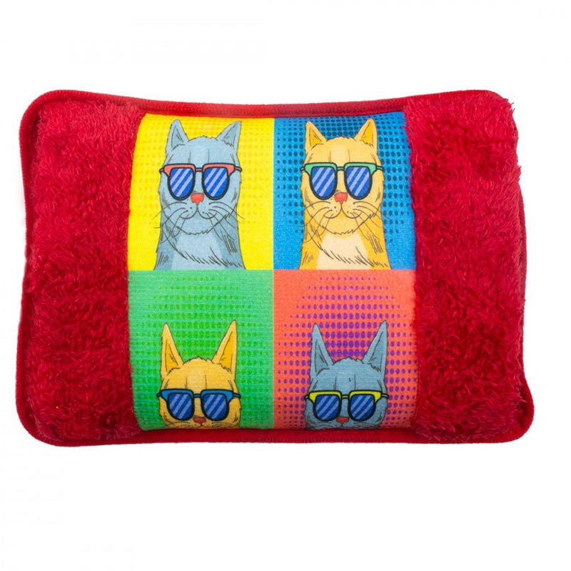 Borsa Acqua Calda Elettrica Scaldamani Ricaricabile Rosso