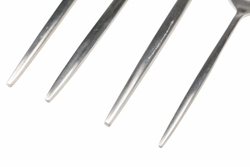 Servizio Set di Posate 24 Pezzi in Acciaio Silver Opaco Villa d'Este Home Tivoli Preciosa