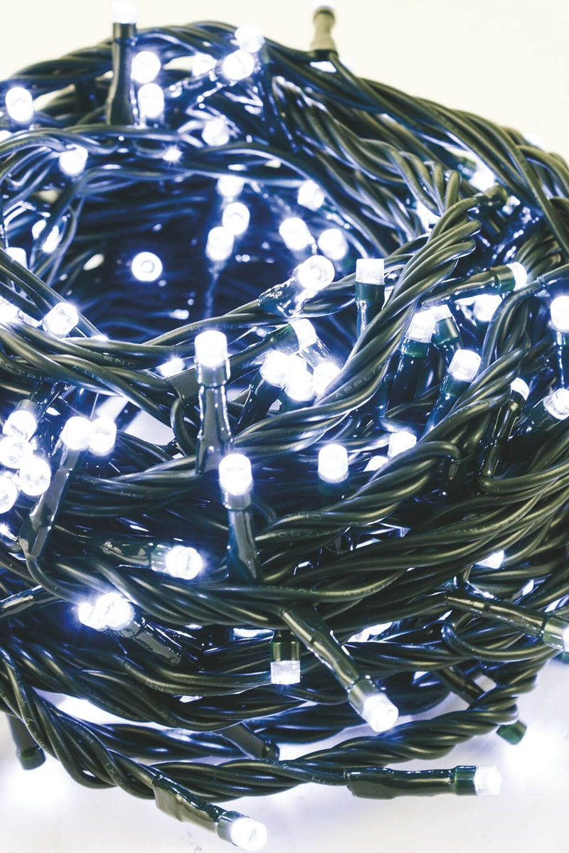 Luci di Natale 240 LED 9,56m Bianco da Esterno-Interno Soriani