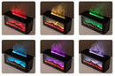 Camino a Vapore da Tavolo Nettuno Serbatoio 250 ml Fiamma Multicolore Nero