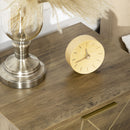 Cassettiera 4 Cassetti 48x21x79 cm in Truciolato Legno e Oro