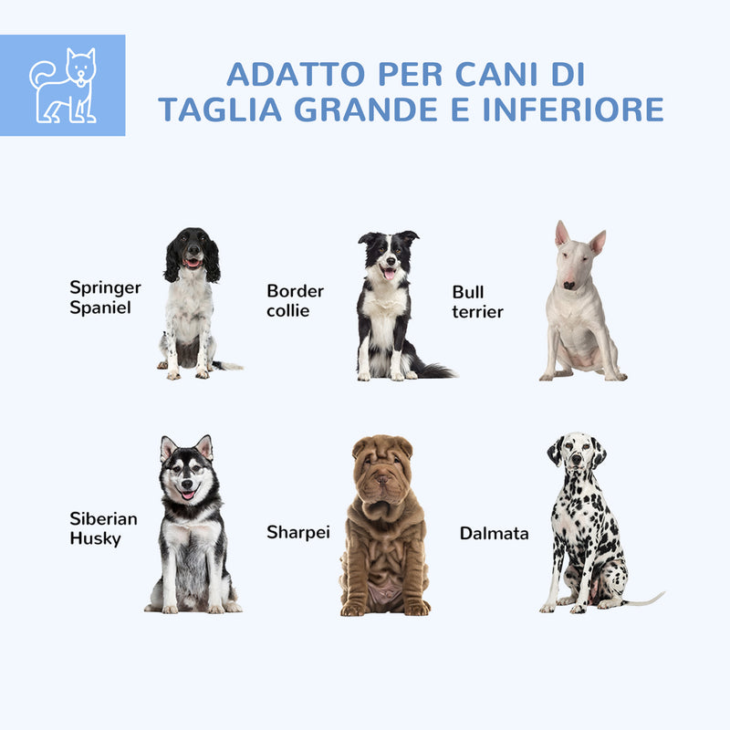 Recinto per Cani Taglia Grande 2,1x1,85x1,5m Tetto in Tessuto Oxford Anti UV Argento e Grigio