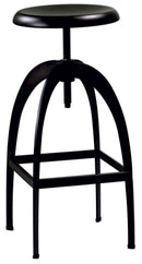 Sgabello Bar Alto in Metallo Bristol Marrone