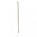 Portapiante Claude 3 Piani Bianco Antico 61x32x117 h cm in Acciaio Bianco