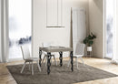 Tavolo Allungabile 90-246x90x77 cm Karamay Premium Cashmere Telaio Antracite 