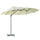 Ombrellone da Giardino Doppio 440x270x250 cm in Poliestere Beige