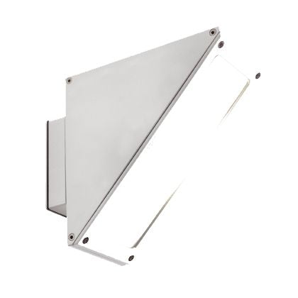 sconto Lampada Applique Alta Colore Bianco per Esterno Linea Three Livos