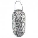 Lanterna Caroline   in Vimini Grigio