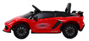 Macchina Elettrica per Bambini 12V con Licenza Lamborghini Aventador SVJ Small Rossa