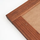 Lavagna con Cornice in Legno 60x80 cm in Legno Dark Wood