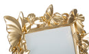 Cornice Oro Butterflies 24,5x4x30,5 cm in Poliresina e Vetro Oro