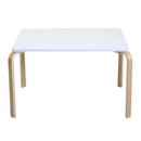 Tavolino Rettangolare 80x60xh50 cm in Legno Bianco