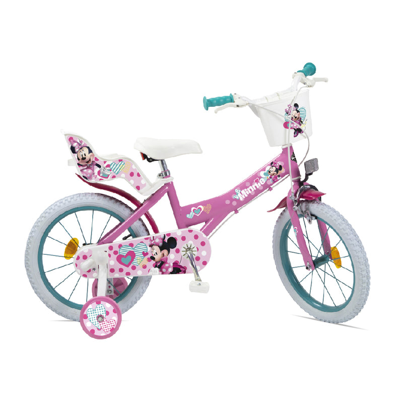 Bicicletta per Bambina 14’’ Freni Caliper con Licenza Disney Minnie 