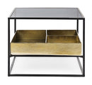 Tavolino 62x62x50h cm con Contenitore Mavila