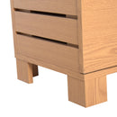 Comodino Modello Pallet in Legno 43x34.5x47 cm 