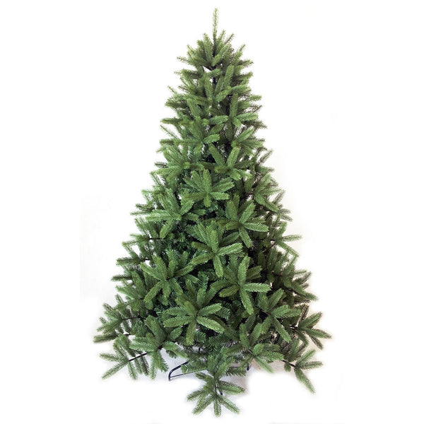 Albero di Natale Artificiale Cortina Verde Ignifugo 1352 Rami Altezza 210Cm prezzo
