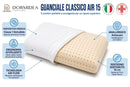 Set 2 Guanciale Memory Foam Forato Ergonomico 72x42 cm - H 15 cm  Sostegno Medio Dormidea Classico Air