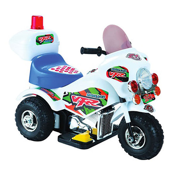 acquista Moto Elettrica per Bambini 6V Kidfun Police Bianca