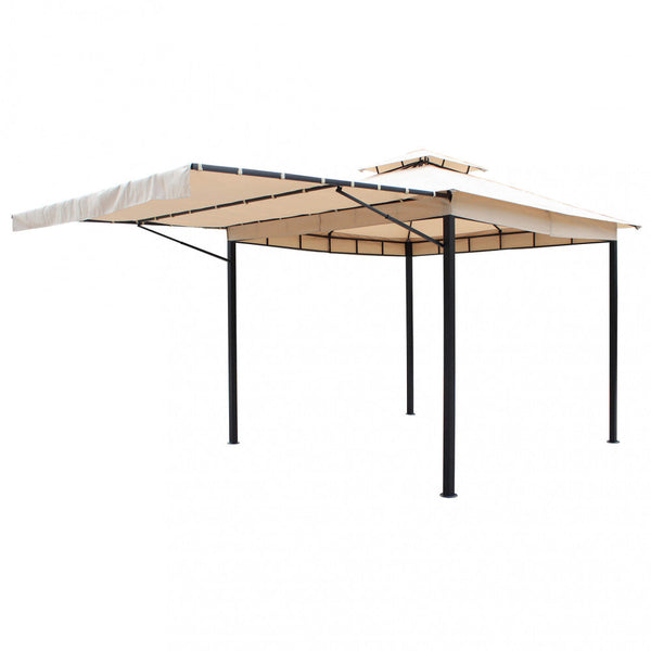 prezzo Gazebo Antigua 3,3x3,3 m in Acciaio Antracite