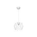 Lampada a sospensione Koza  gabbia bianco