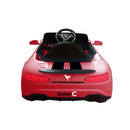 Macchina Elettrica per Bambini 12V Auto Super-C Rossa 