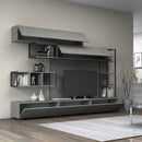 Parete attrezzata Tronador 260 cm beton