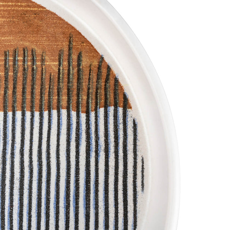 Set 4 Piatti Fondi Ø21x6 cm  in Ceramica VdE Tivoli 1996 Switch