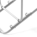 Sedia Sdraio Pieghevole 83x56x90 cm in Acciaio Tessuto Textilene Beach Grigio