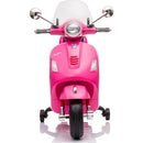 Moto Elettrica per Bambini Piaggio Vespa GTS SUPER 12V Full Optional con Bauletto Fucsia 
