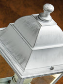 Lampada Testa Palo da Giardino E27 60W in Alluminio Sovil Bianco e Argento