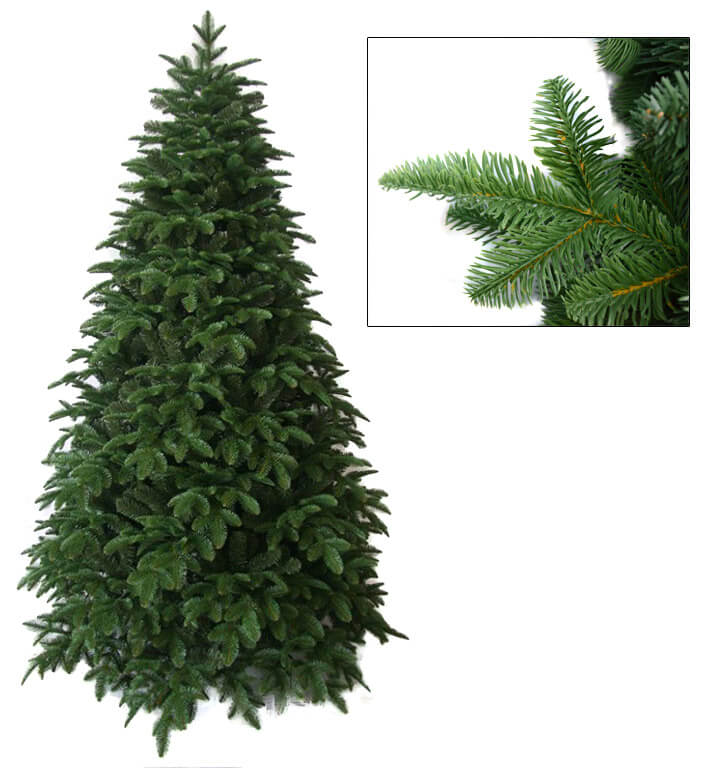 Ghirlanda Natalizia Artificiale Verde E Bianco 10 Metri - Per Decorare Porte, Scale, Camino E Finestre