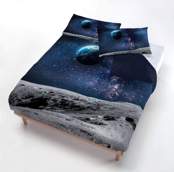 Copripiumino con Federe Stampato in Microfibra Earth Varie Misure online