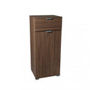 Mobiletto con 1 Anta e 1 Cassetto 45x38x103 h cm in Truciolare bilaminato Noce