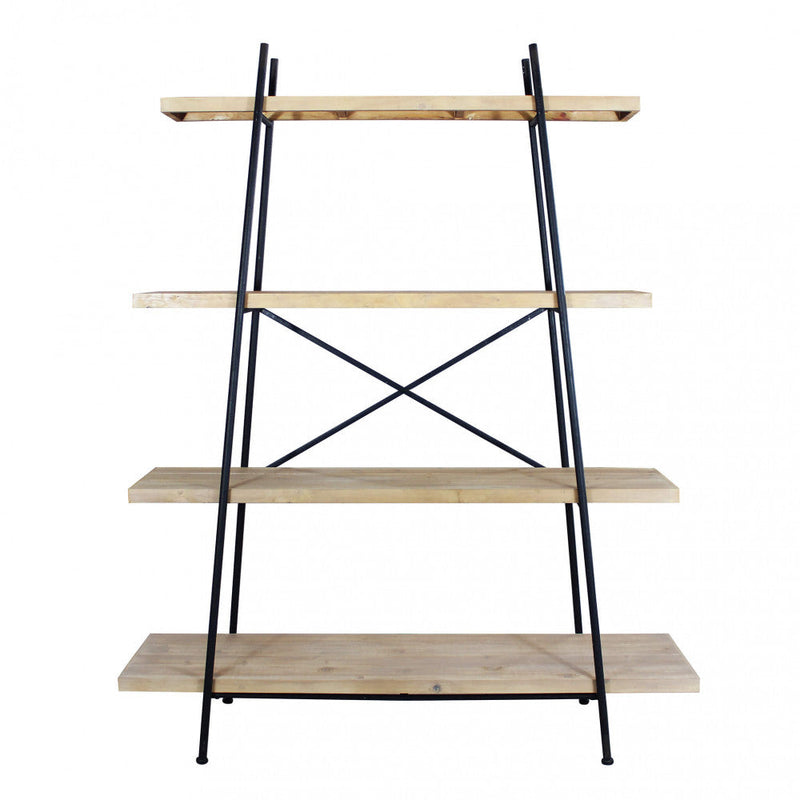 Mobile  Bennett 145x44x176 h cm in Metallo Nero