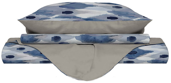 sconto Copripiumino con Federe Stampato in Microfibra Calypso Varie Misure