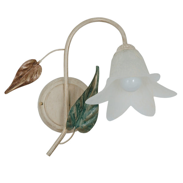 Applique 1xE14 Montatura Anticata Vetro Paglierino E-Energy Giorgia online