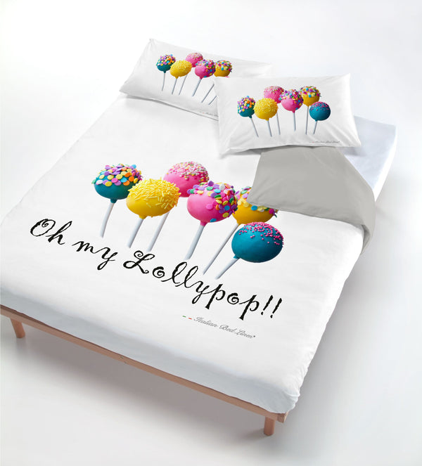 Copripiumino con Stampa sul Sacco e Federe Lollypop sconto