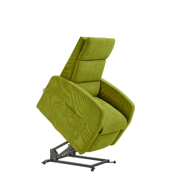 Poltrona Alzapersona Elettrica 2 Motori 72x111x86 cm Martina in Microfibra Dispositivo Medico 1 Verde online