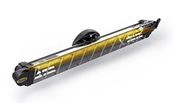 Stufa Elettrica ad Infrarossi 71x11x8 cm 1200W Moel Fiore Black 766N prezzo