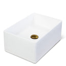 Lavello da Giardino Senza Rubinetto 45x30x20 cm in Cemento e Granulati di Marmo Rodi Bianco   